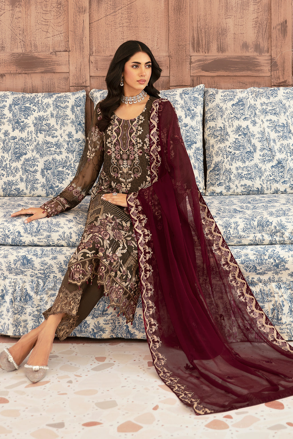 Ramsha | Ramsha Collection | F-2604 - Ladies Clothes - Maria Faisal