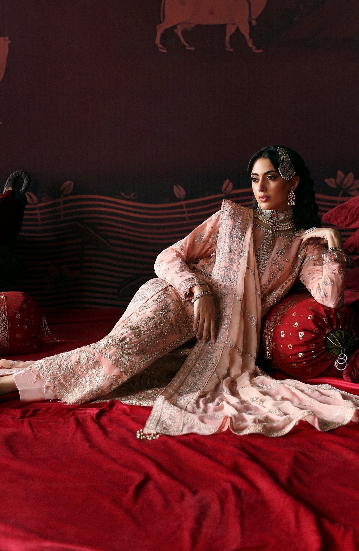 Emaan Adeel | Devdas Formals | NISHA - Wedding Dress - Maria Faisal