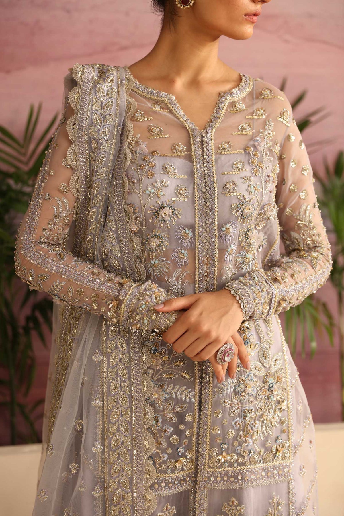 Akbar Aslam | Deewani Wedding Formals | Moonlit - Ladies Clothes - Maria Faisal