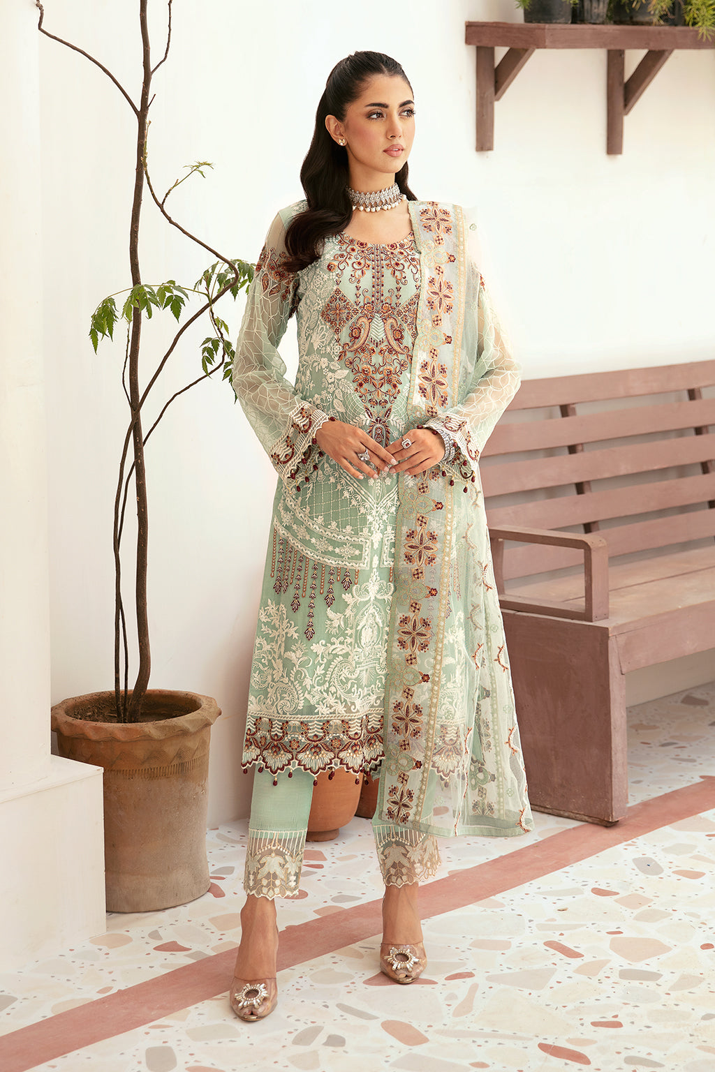Ramsha | Ramsha Collection | F-2607 - Ladies Clothes - Maria Faisal
