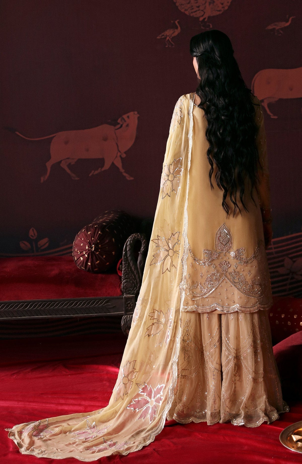 Emaan Adeel | Devdas Formals | MEERA - Wedding Dress - Maria Faisal