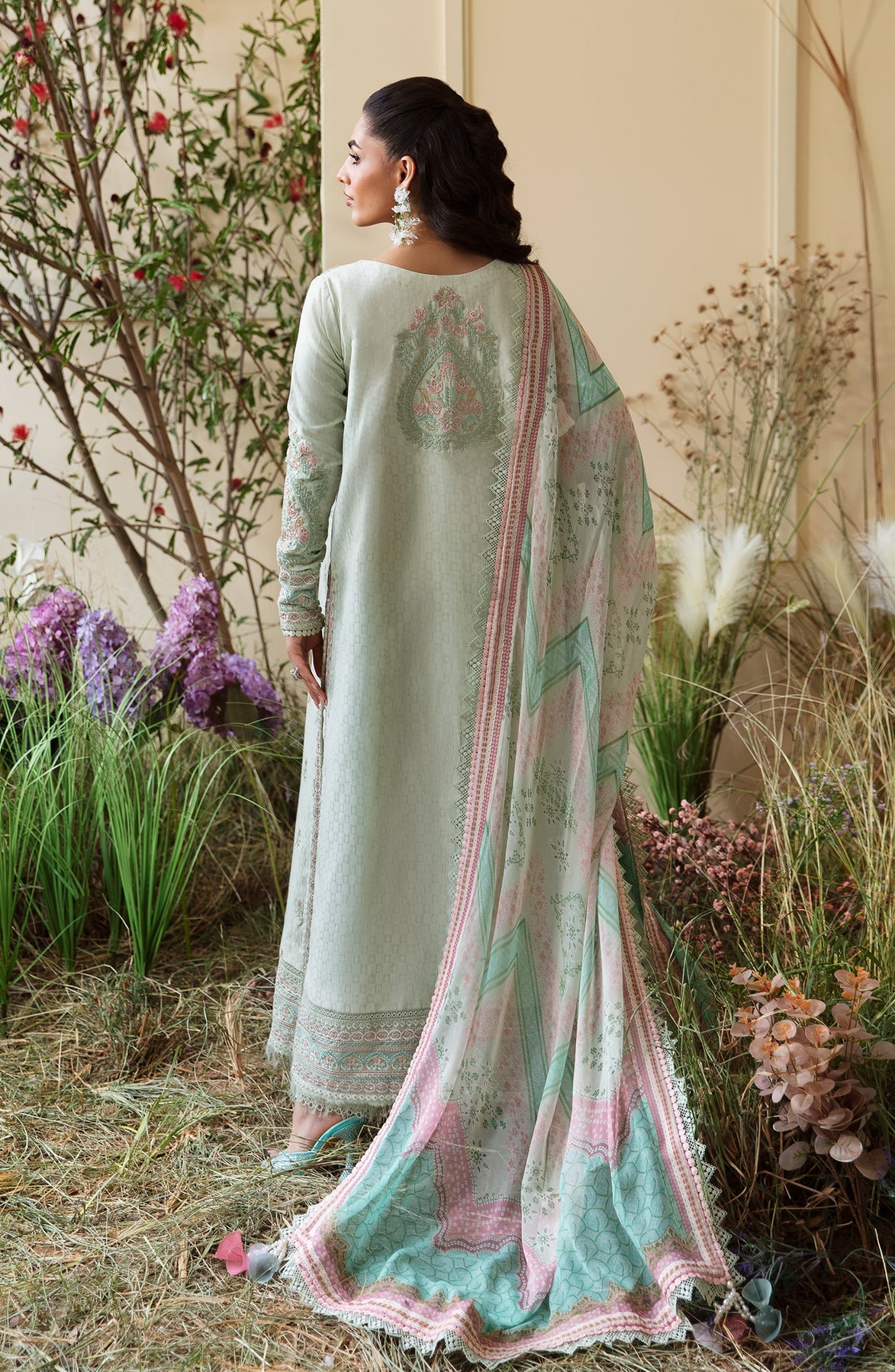 Zevk | Flora Festive Lawn | BLOSSOM - Ladies Clothes - Maria Faisal