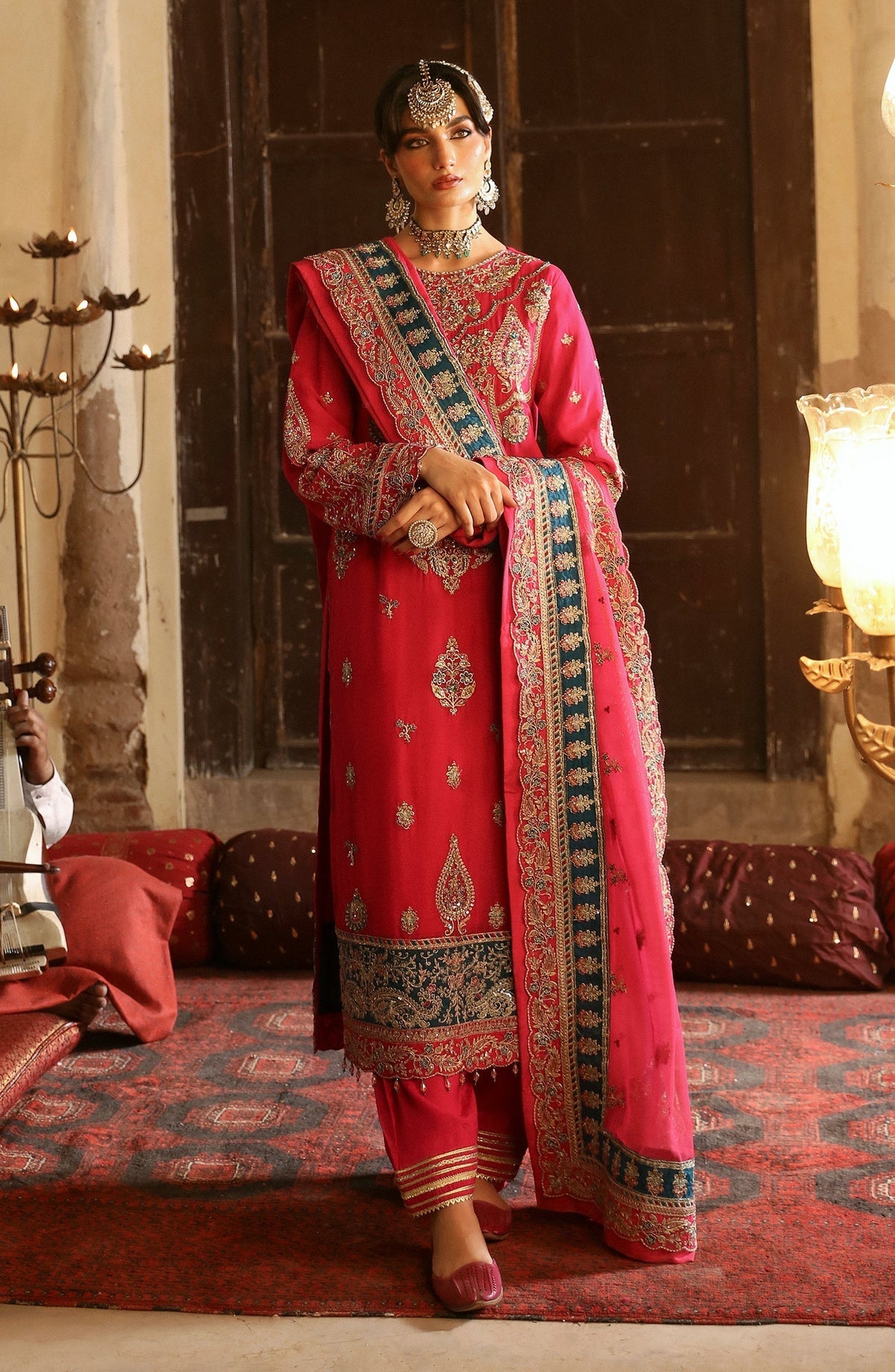 Emaan Adeel | Devdas Formals | SAANVI - Wedding Dress - Maria Faisal