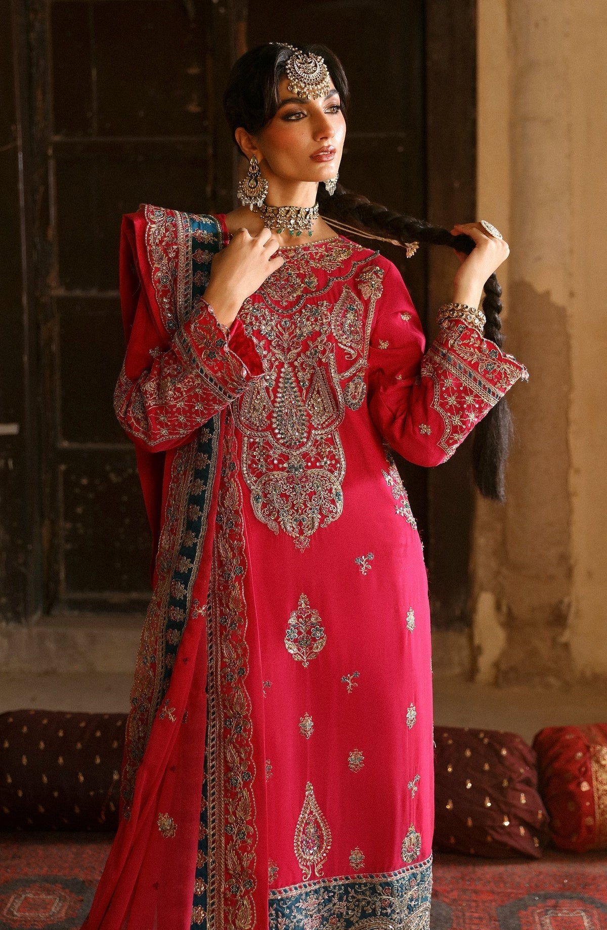 Emaan Adeel | Devdas Formals | SAANVI - Wedding Dress - Maria Faisal