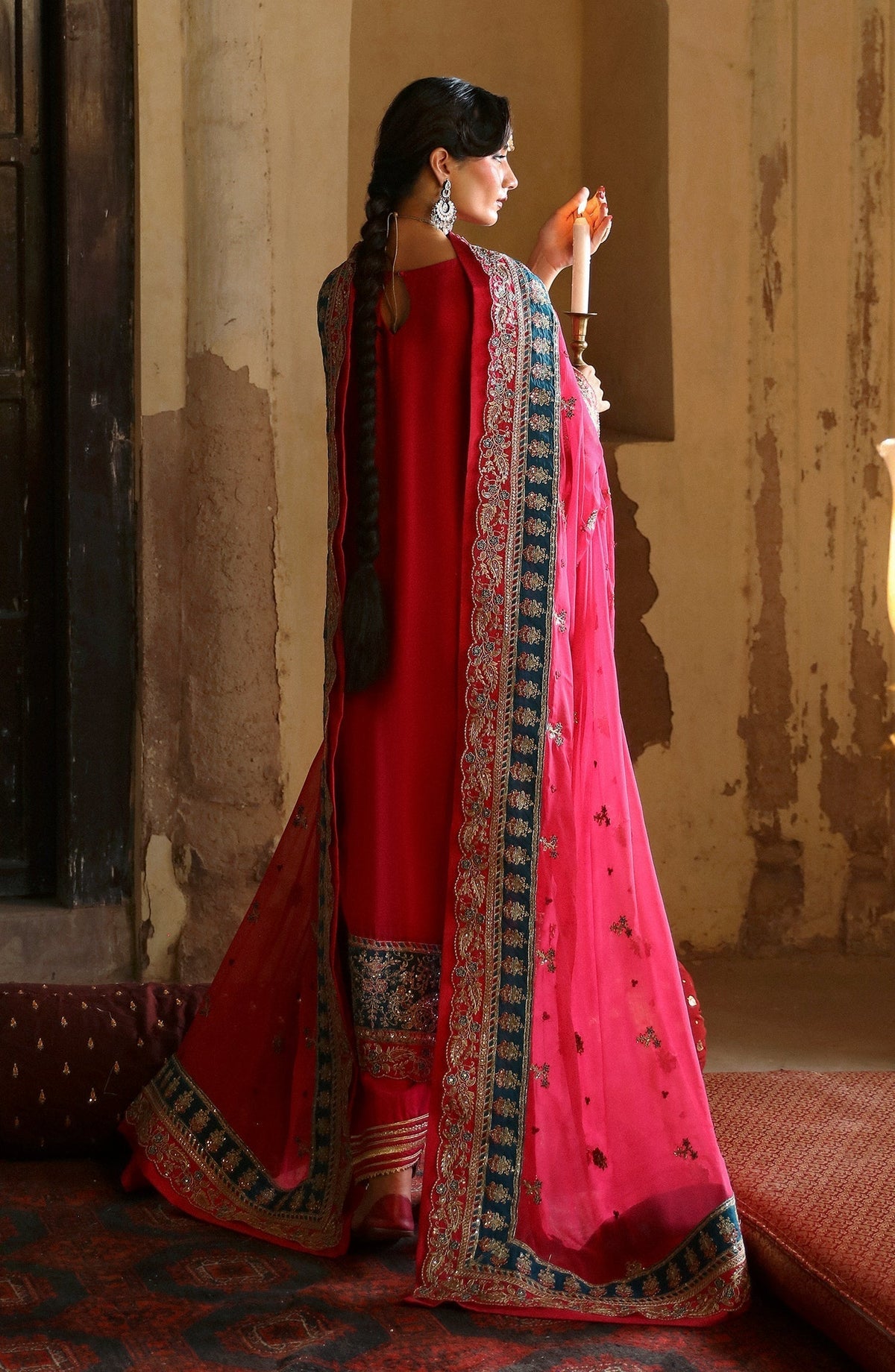 Emaan Adeel | Devdas Formals | SAANVI - Wedding Dress - Maria Faisal