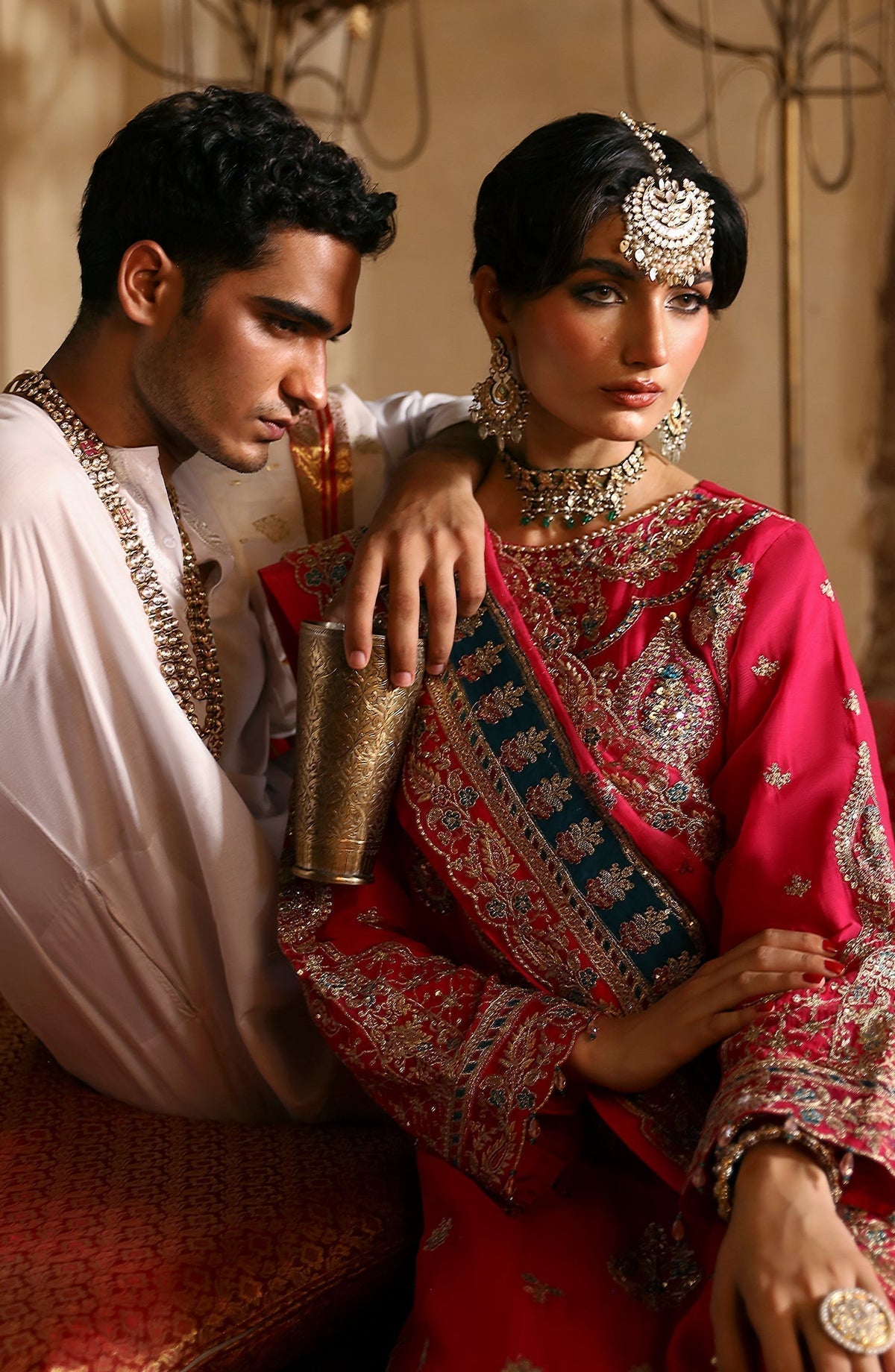 Emaan Adeel | Devdas Formals | SAANVI - Wedding Dress - Maria Faisal