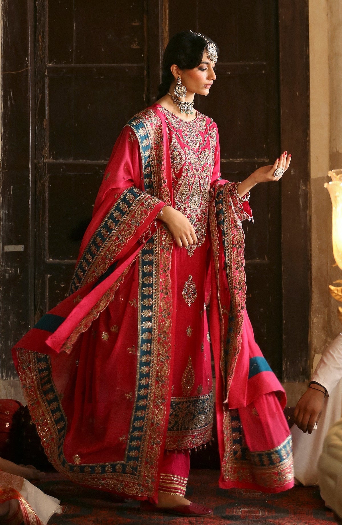 Emaan Adeel | Devdas Formals | SAANVI - Wedding Dress - Maria Faisal