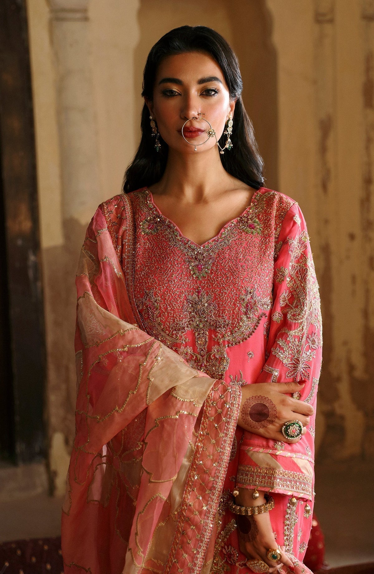 Emaan Adeel | Devdas Formals | ZAARBAKHT - Wedding Dress - Maria Faisal