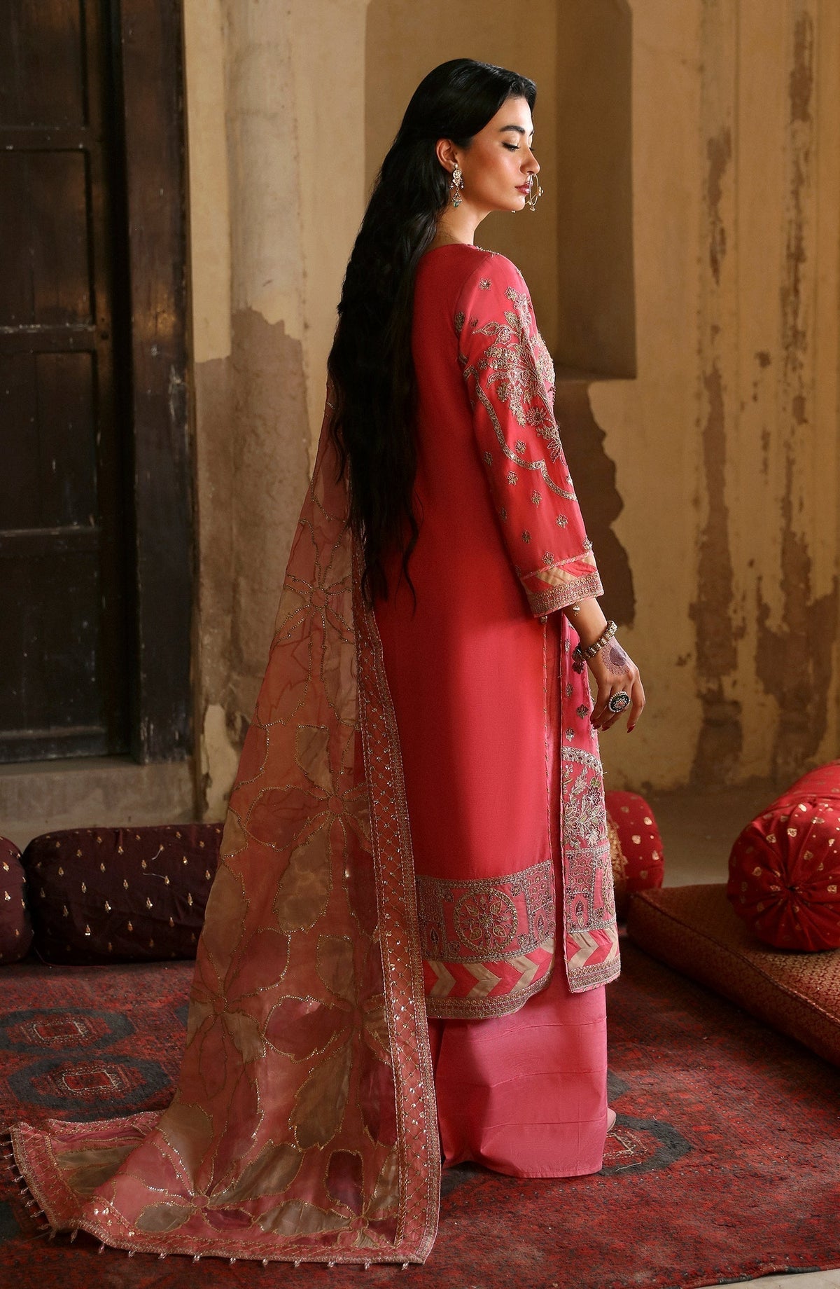 Emaan Adeel | Devdas Formals | ZAARBAKHT - Wedding Dress - Maria Faisal