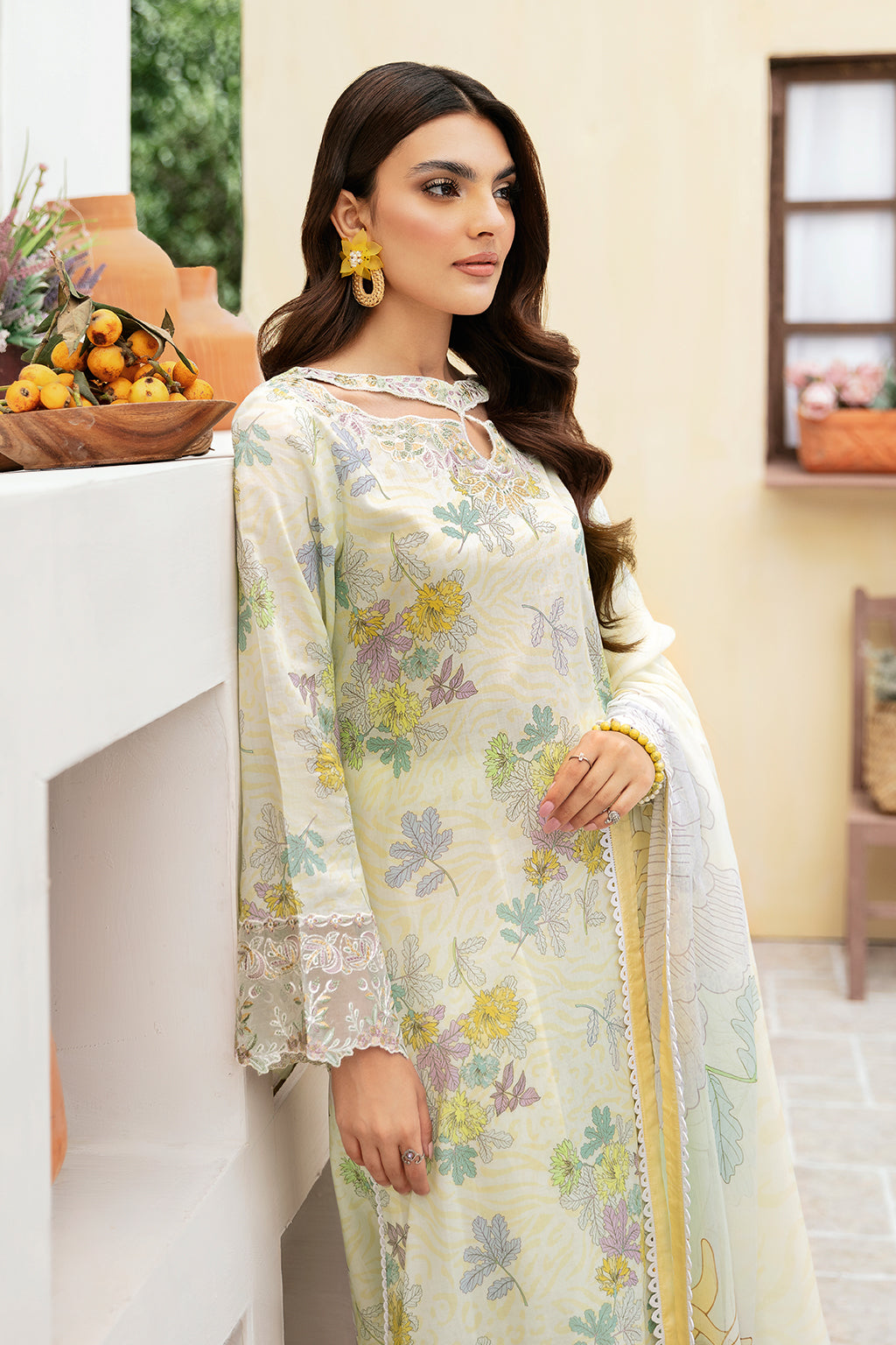 Ramsha | Rangrez Lawn Collection | N-501 - Designer Dress with Intricate embroidery and embellishments. Shop elegent wedding dress at Maria Faisal.