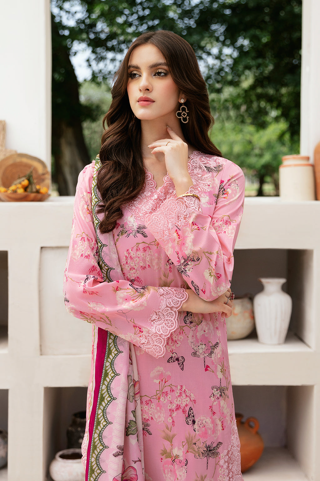 Ramsha | Rangrez Lawn Collection | N-502 - Designer Dress with Intricate embroidery and embellishments. Shop elegent wedding dress at Maria Faisal.