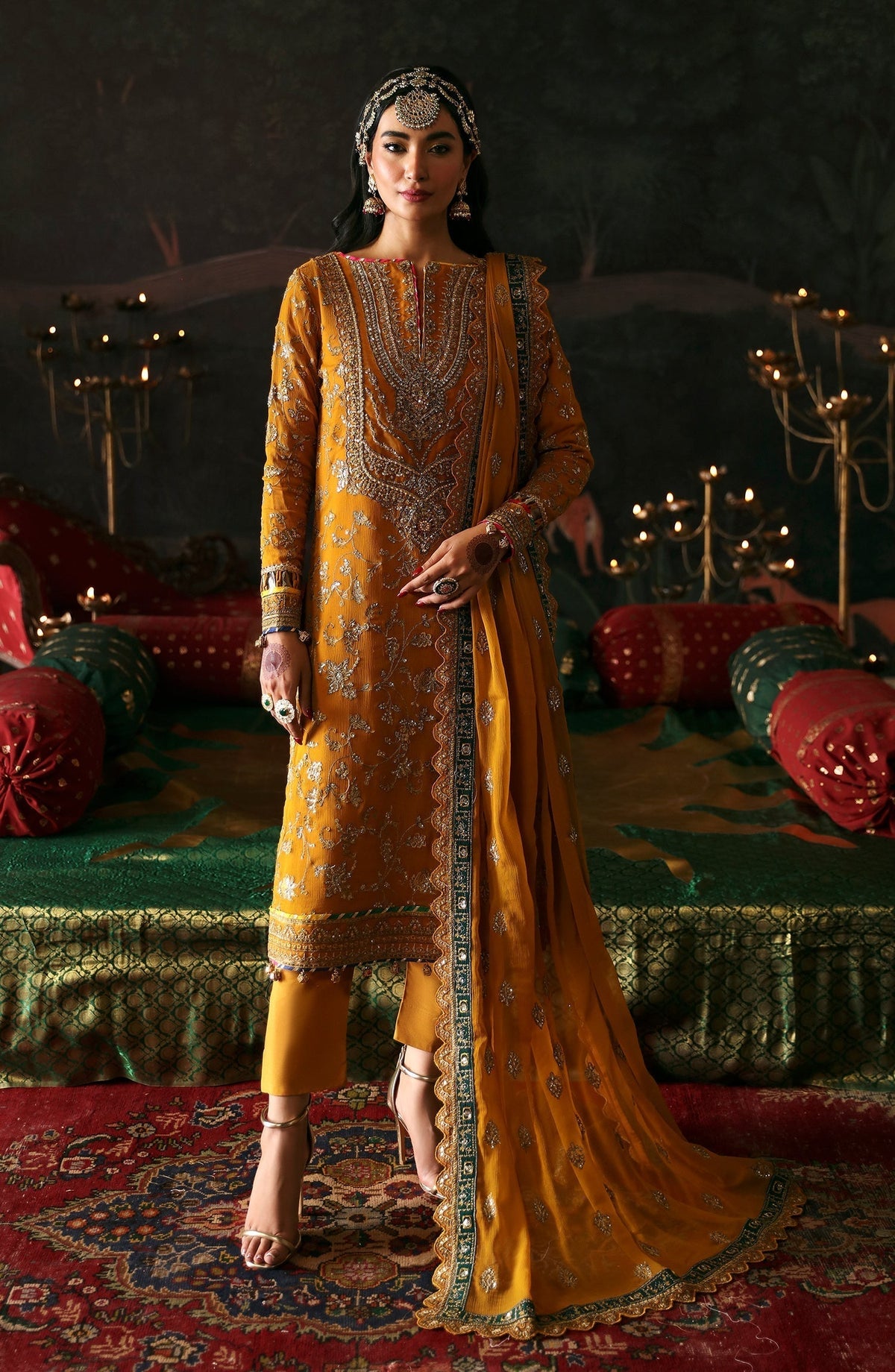 Emaan Adeel | Devdas Formals | ROSHAN JAHAN - Wedding Dress - Maria Faisal