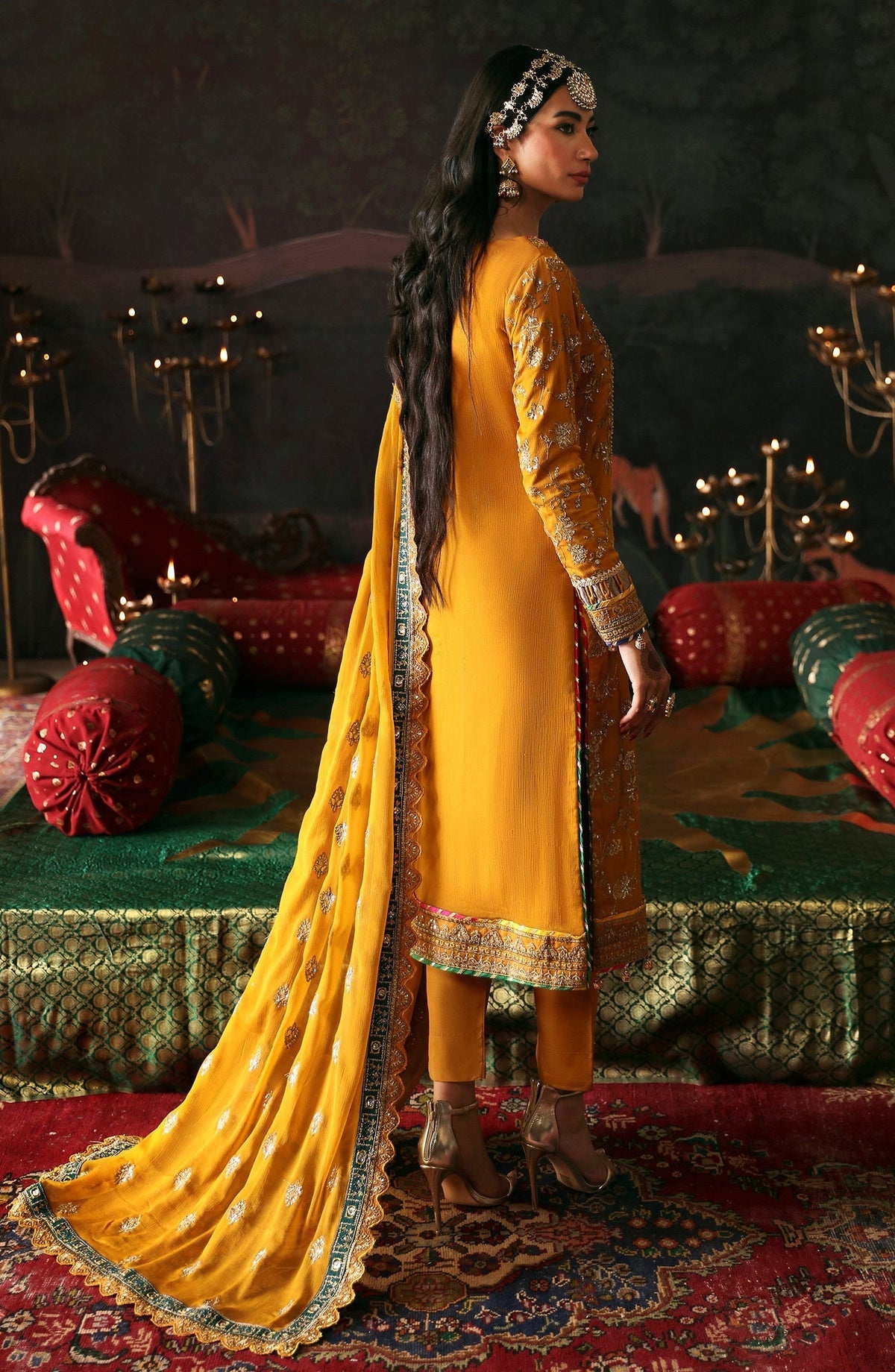 Emaan Adeel | Devdas Formals | ROSHAN JAHAN - Wedding Dress - Maria Faisal