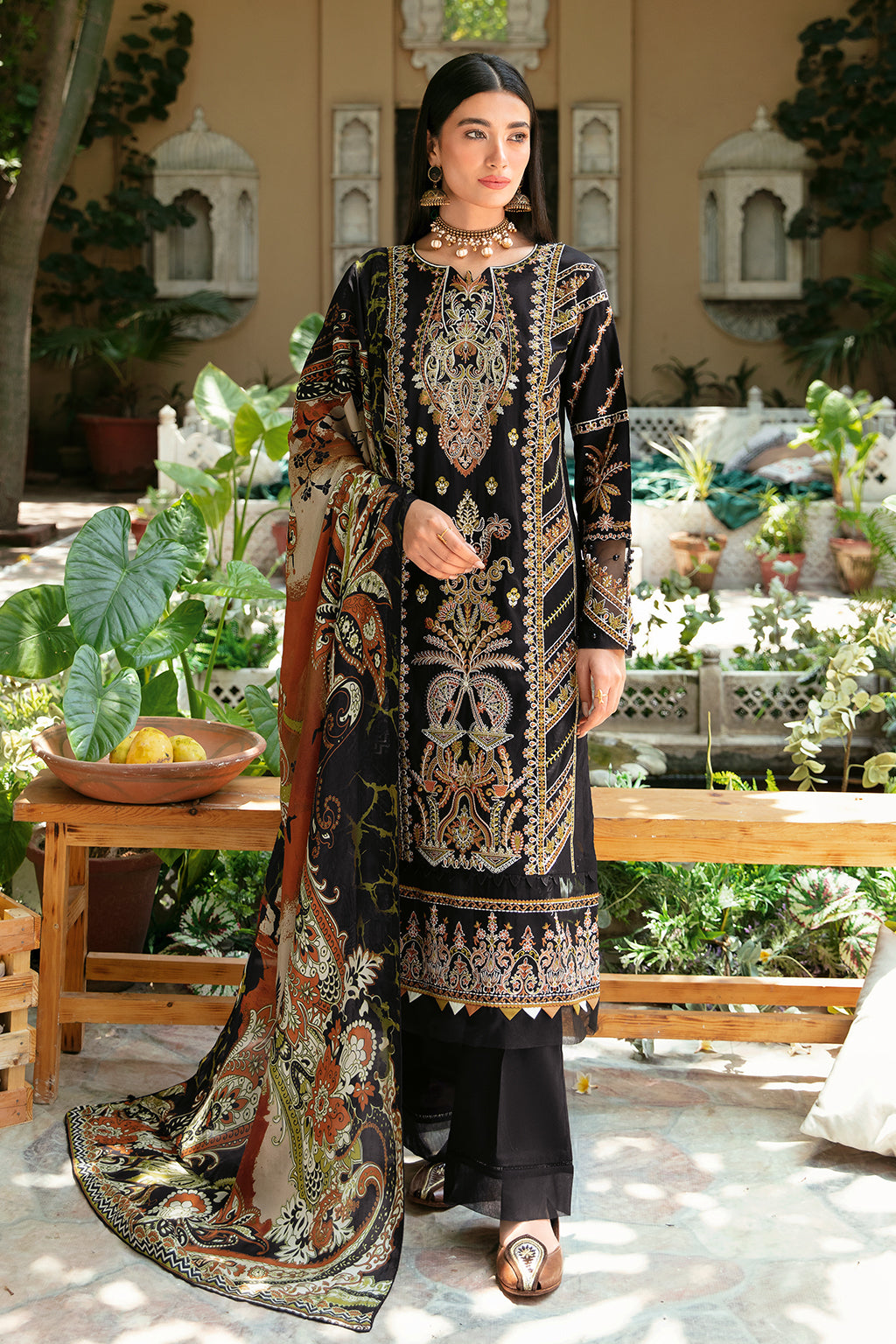 Ramsha | Luxury Lawn 24 | L-805 - Ladies Clothes - Maria Faisal