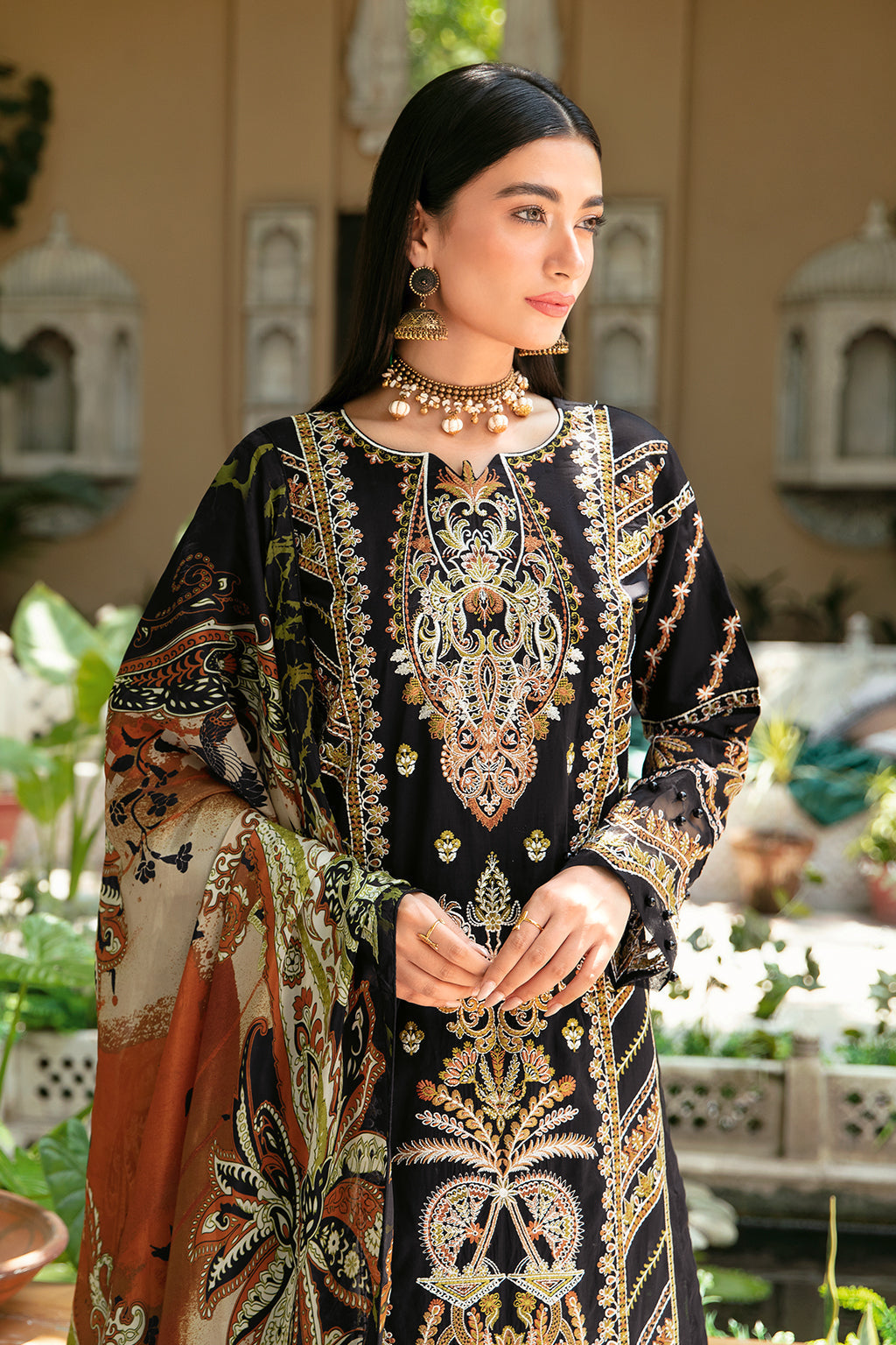 Ramsha | Luxury Lawn 24 | L-805 - Ladies Clothes - Maria Faisal