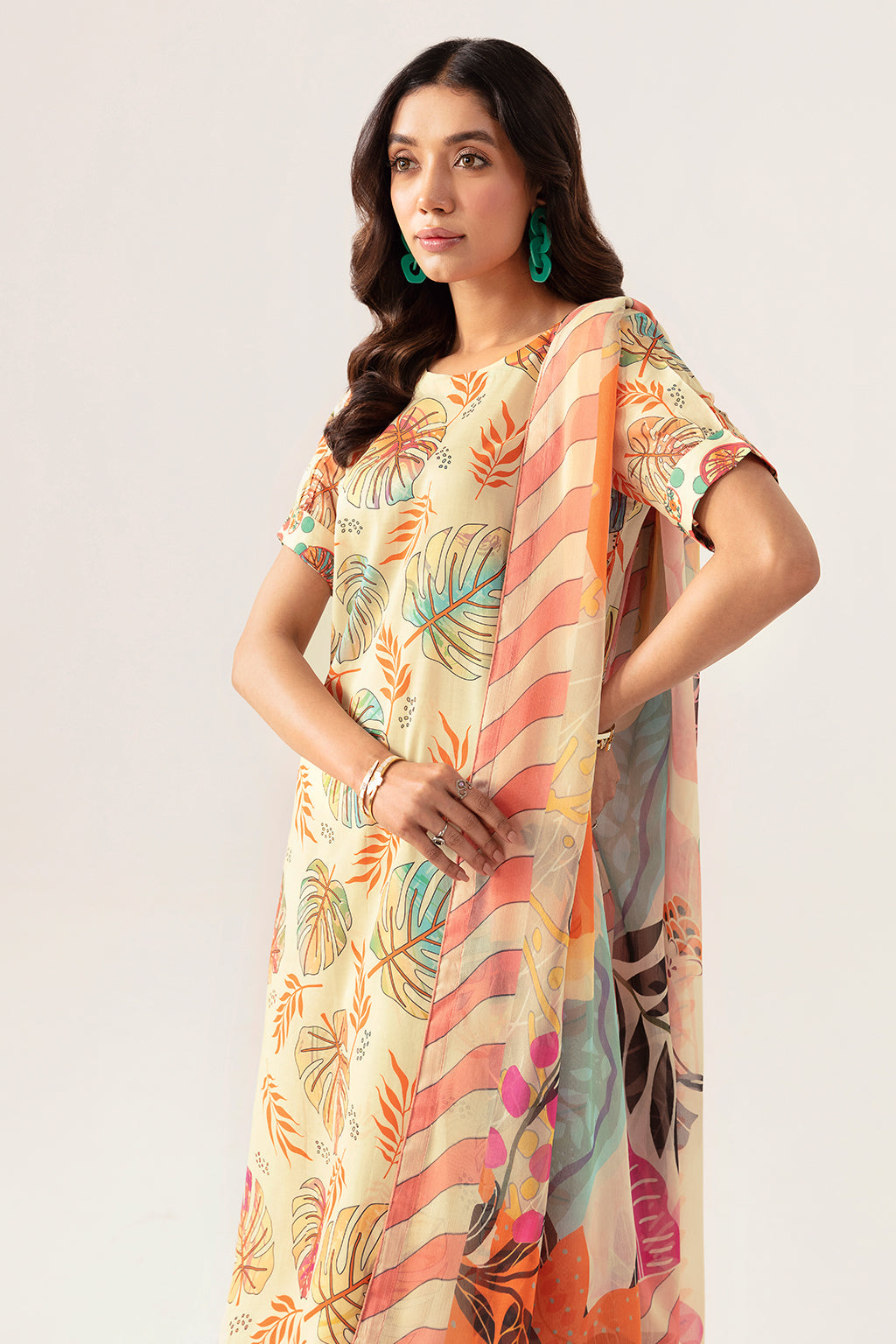 Ramsha | Pinted Lawn | RP-107 - Maria Faisal