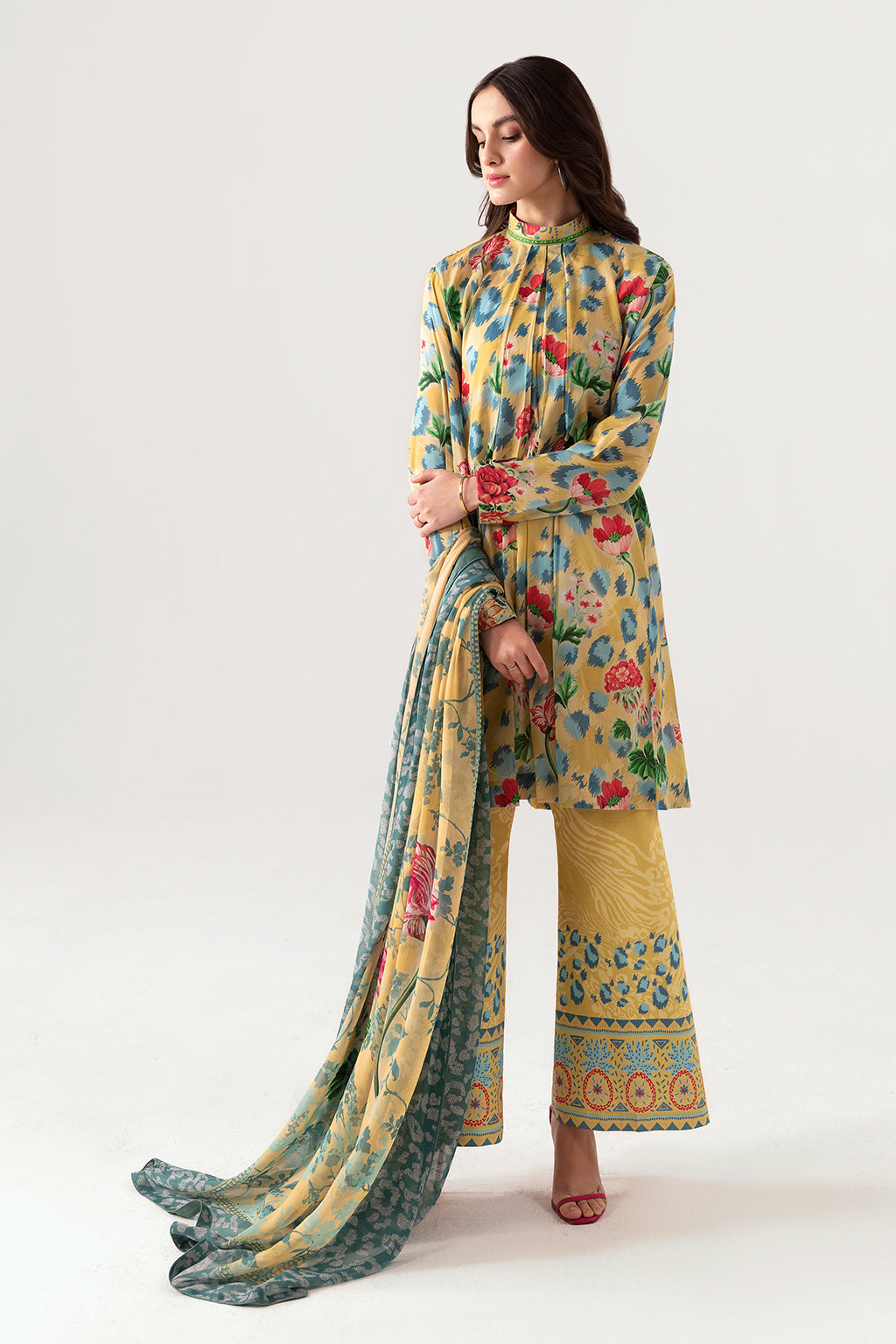 Ramsha | Pinted Lawn | RP-109 - Maria Faisal