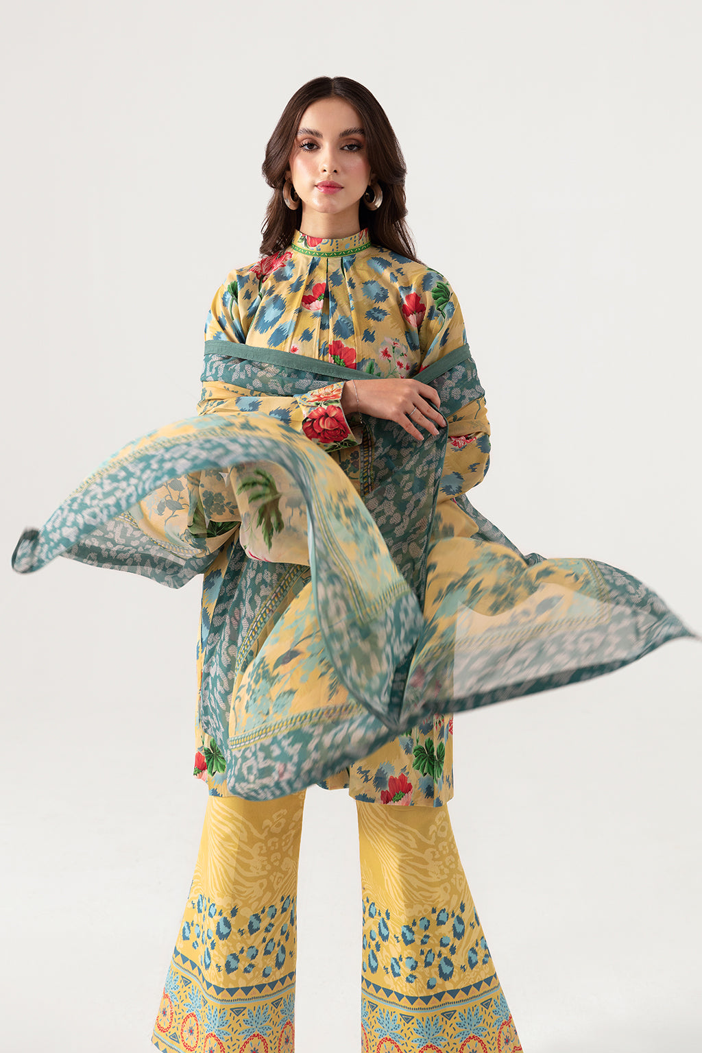 Ramsha | Pinted Lawn | RP-109 - Maria Faisal