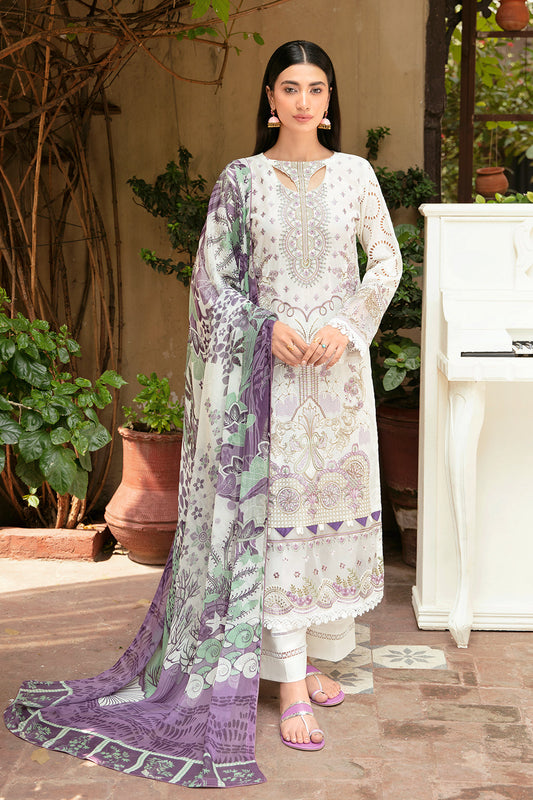 Ramsha | Luxury Lawn 24 | L-809 - Ladies Clothes - Maria Faisal