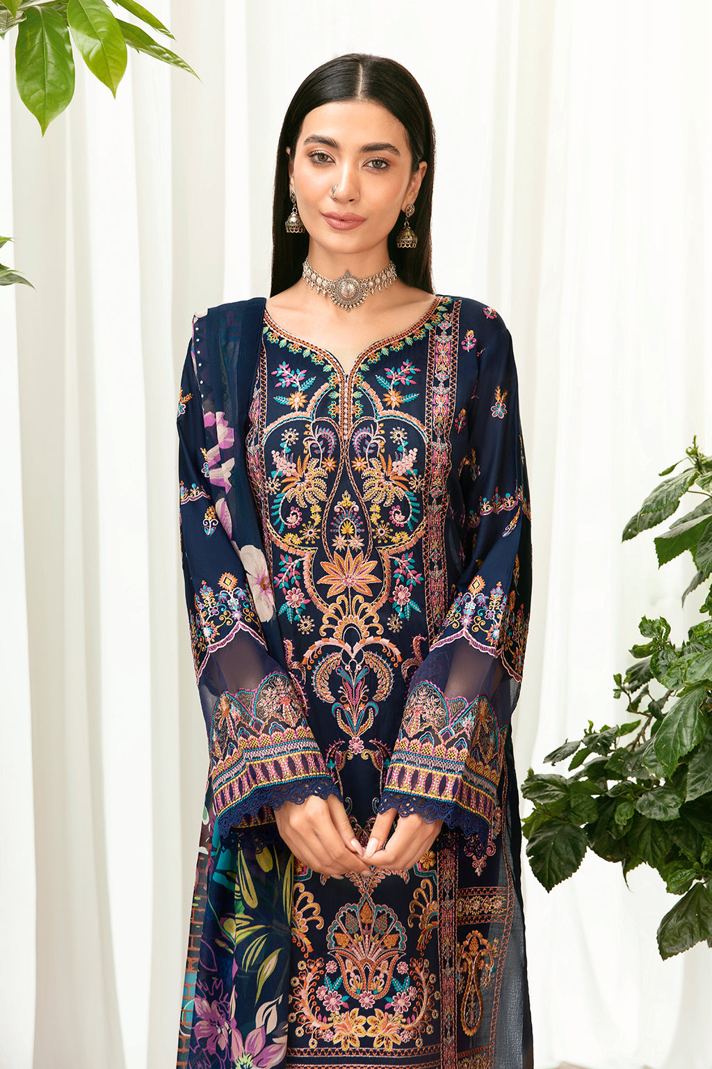 Ramsha | Luxury Lawn 24 | L-802 - Ladies Clothes - Maria Faisal