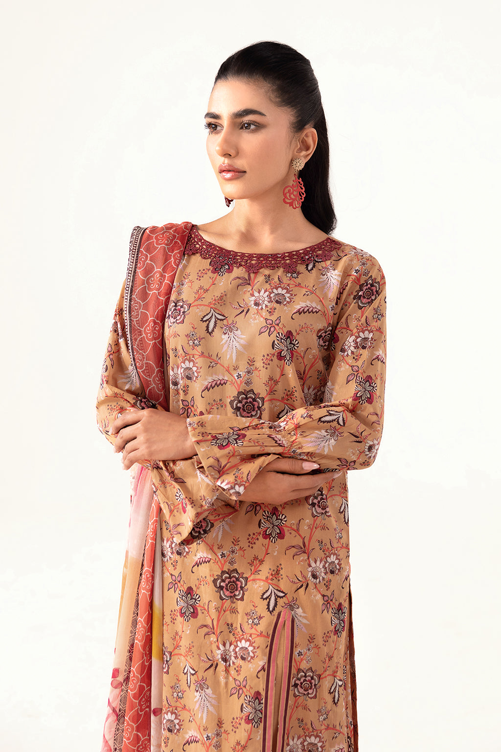 Ramsha | Pinted Lawn | RP-112 - Maria Faisal