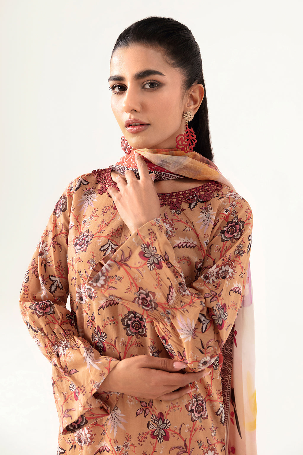 Ramsha | Pinted Lawn | RP-112 - Maria Faisal