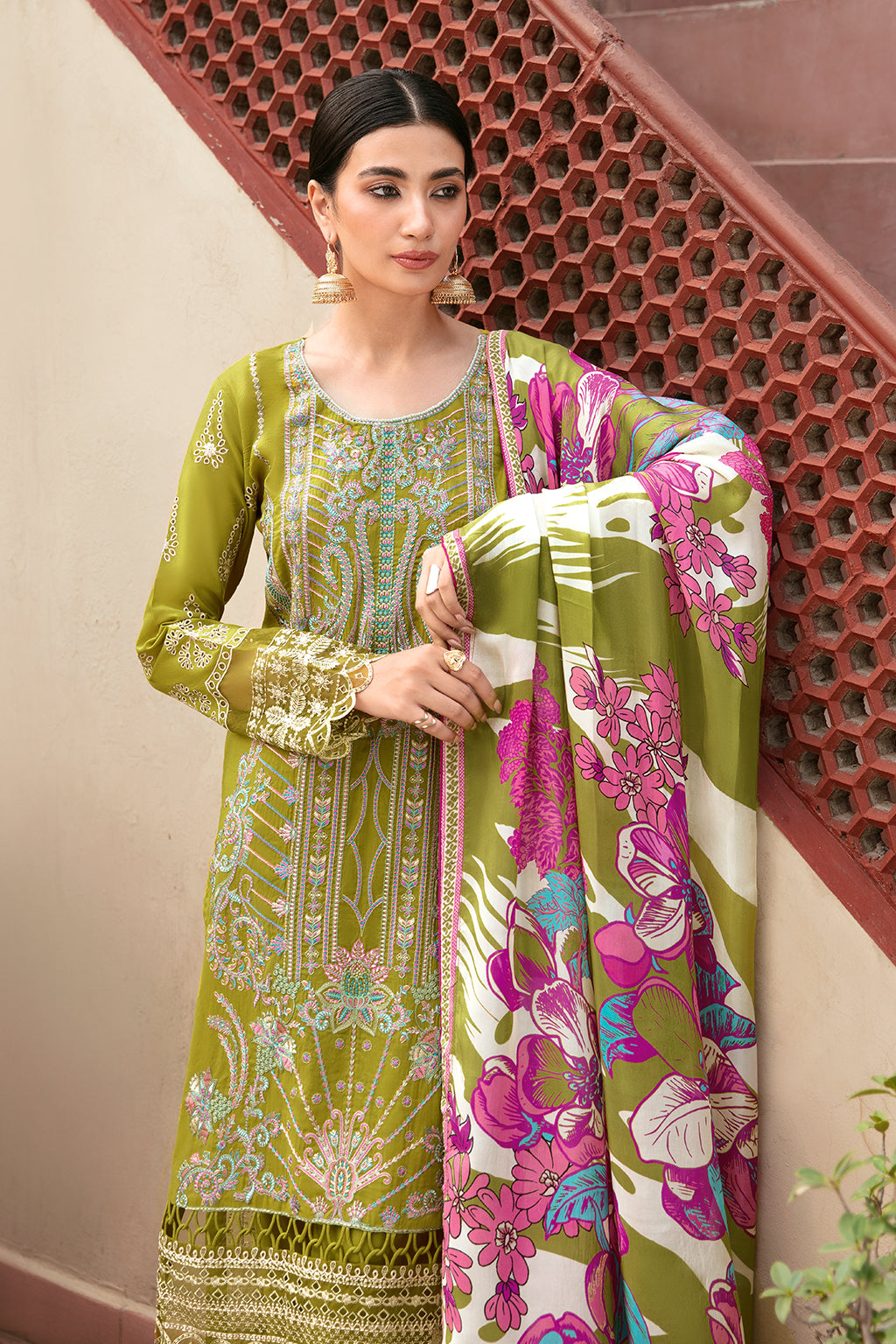Ramsha | Luxury Lawn 24 | L-807 - Ladies Clothes - Maria Faisal