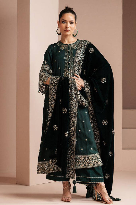 Cross Stitch | Luxe Atelier 25 | EMERALD GRACE by Maria Faisal - Registered Vendor of : Cross Stitch - type : Ladies Clothes - 100% original wedding dresses