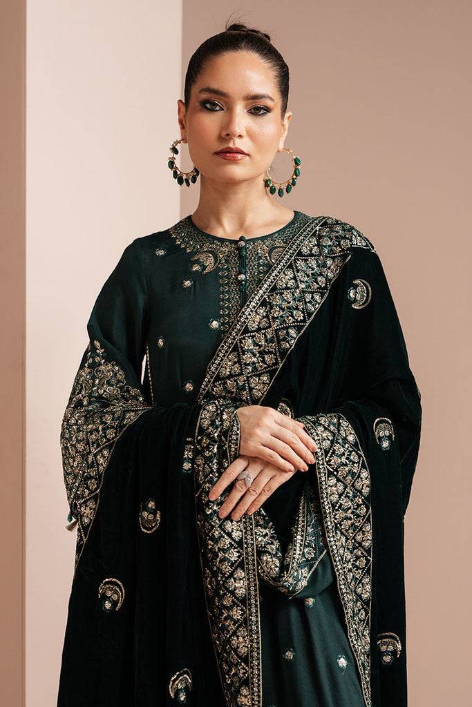 Cross Stitch | Luxe Atelier 25 | EMERALD GRACE by Maria Faisal - Registered Vendor of : Cross Stitch - type : Ladies Clothes - 100% original wedding dresses