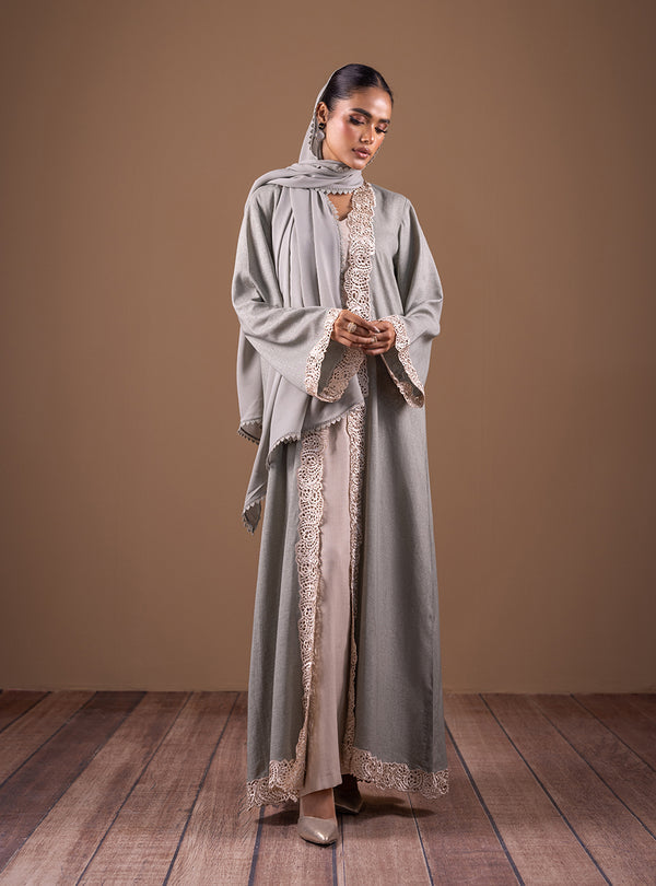 Zainab Chottani | The Kaftan Edit | Sage Sophistication - Formal Dress - available at Maria Faisal in UK and USA.
