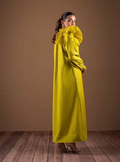 Zainab Chottani | The Kaftan Edit | Lime Rose - Formal Dress - available at Maria Faisal in UK and USA.