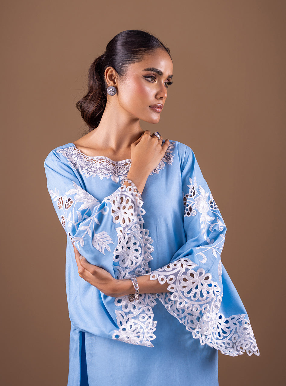 Zainab Chottani | Semi Formals | TIMELESS BLUE - Ladies Clothes - Maria Faisal