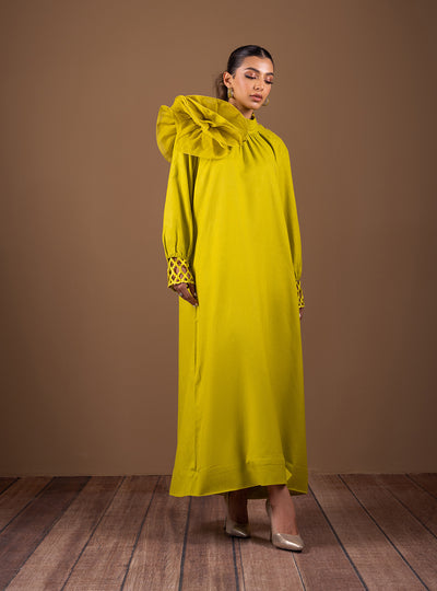 Zainab Chottani | The Kaftan Edit | Lime Rose - Formal Dress - available at Maria Faisal in UK and USA.