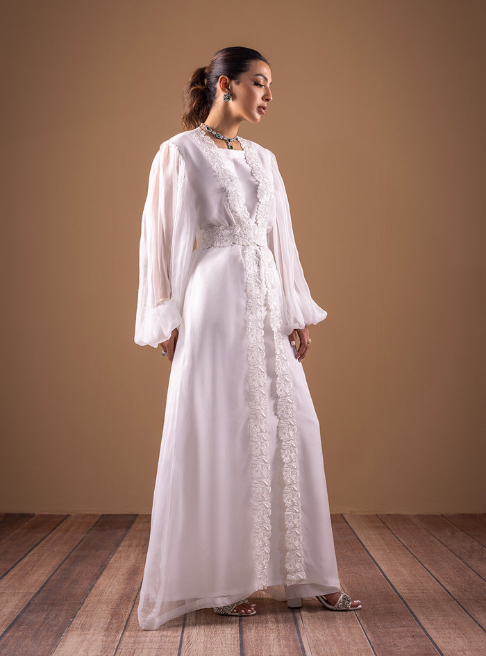Zainab Chottani | The Kaftan Edit | Vanila Flow - Formal Dress - available at Maria Faisal in UK and USA.
