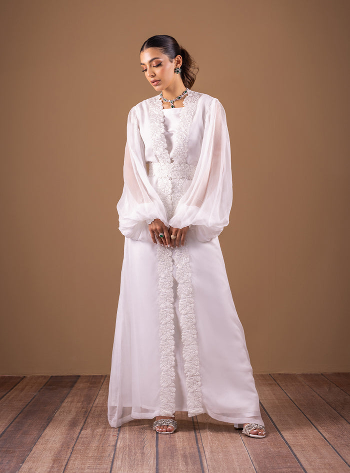 Zainab Chottani | The Kaftan Edit | Vanila Flow - Formal Dress - available at Maria Faisal in UK and USA.
