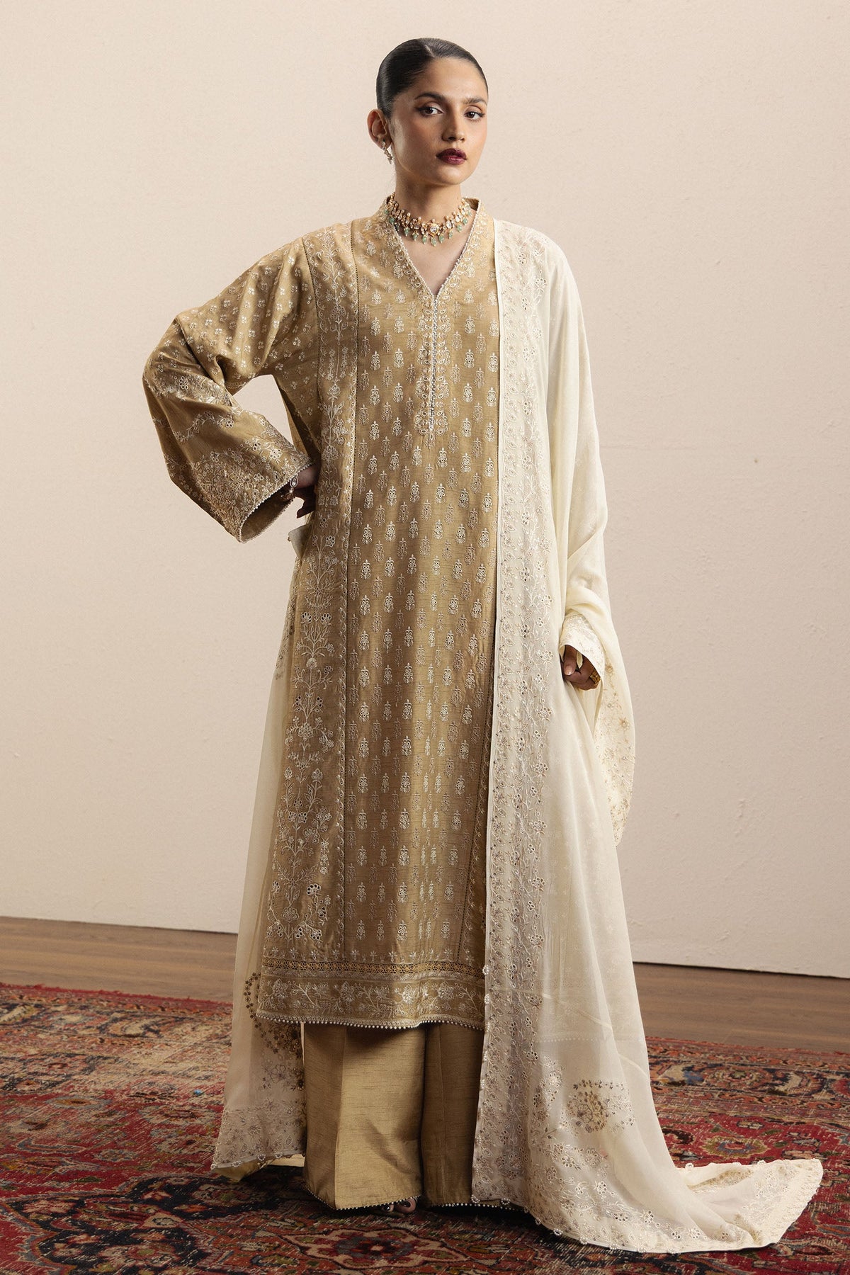 ZaraShahJahan | SS26 | Zarreen - Festive Dress - available at Maria Faisal in UK and USA