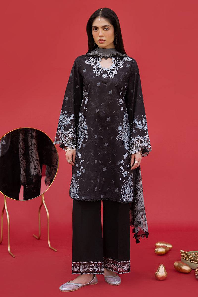 Cross Stitch | Eid Lawn Edit 25 | RAVEN WHISPER by Maria Faisal - Registered Vendor of : Cross Stitch - type : Ladies Clothes - 100% original wedding dresses