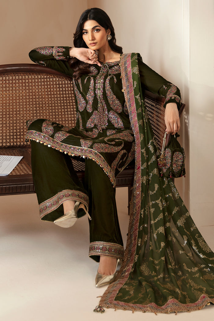 Jazmin | Velvet Edit 24 | VF-2023 - Ladies Clothes - Maria Faisal