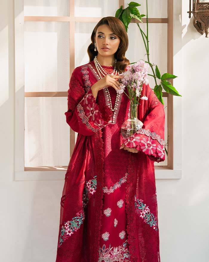 Zevk | Flora Festive Lawn | ZINNIA by Maria Faisal - Registered Vendor of : Zevk - type : Ladies Clothes - 100% original wedding dresses