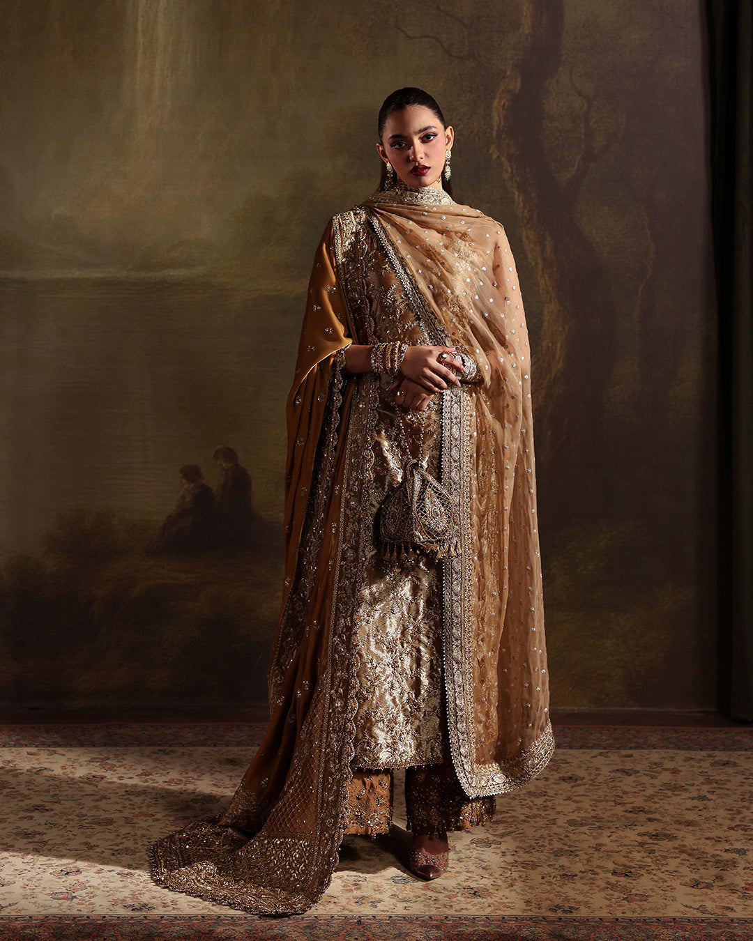 Faiza Saqlain | Zaeva Wedding Formals | Reit - Wedding Dress - available at Maria Faisal in UK and USA.