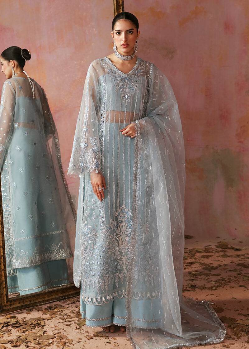 Sardinia|Tara Formals|Azure - Ladies Clothes - Maria Faisal
