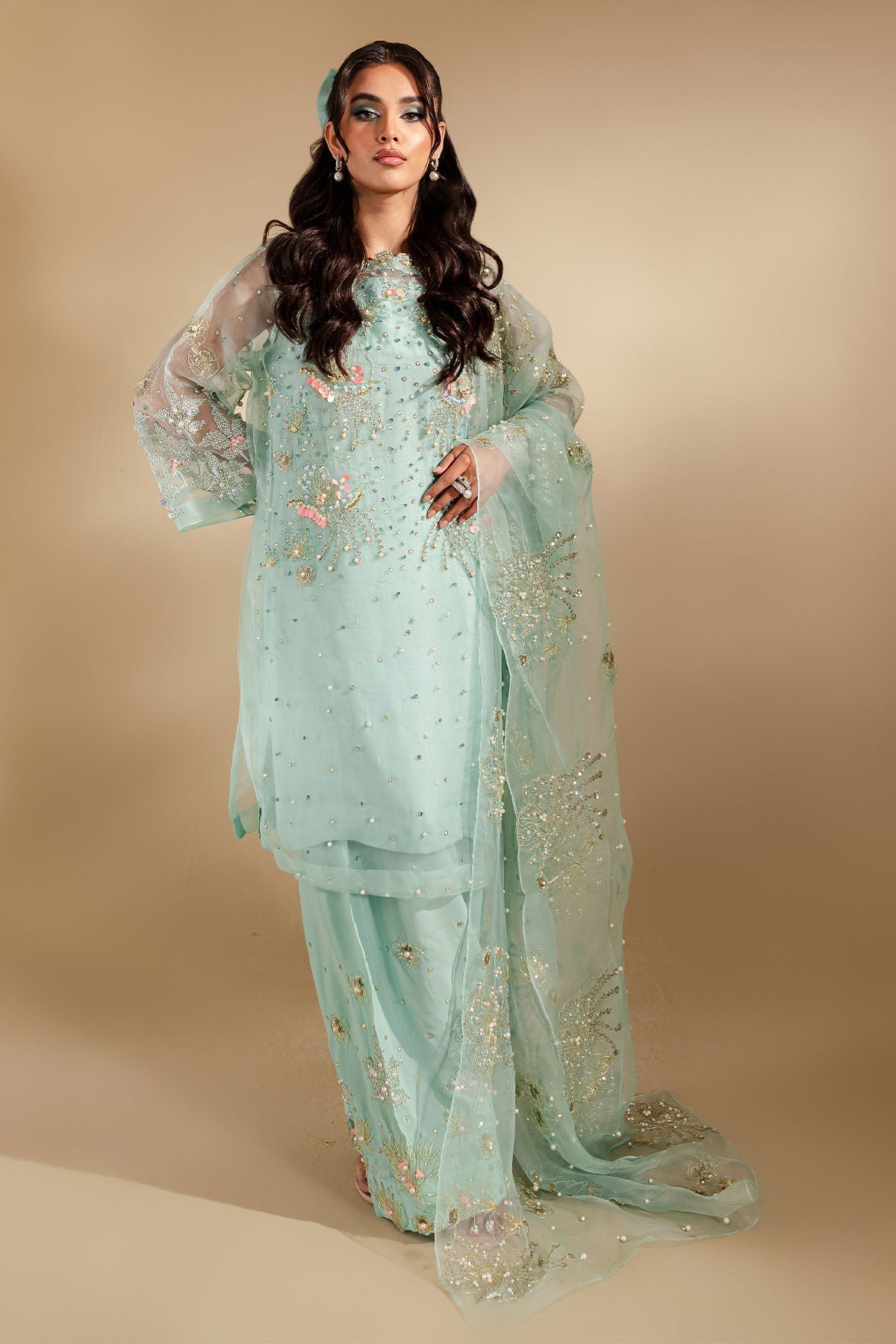 Nureh | Tiny Twinkles | TWINKLE - Wedding Dress - Maria Faisal