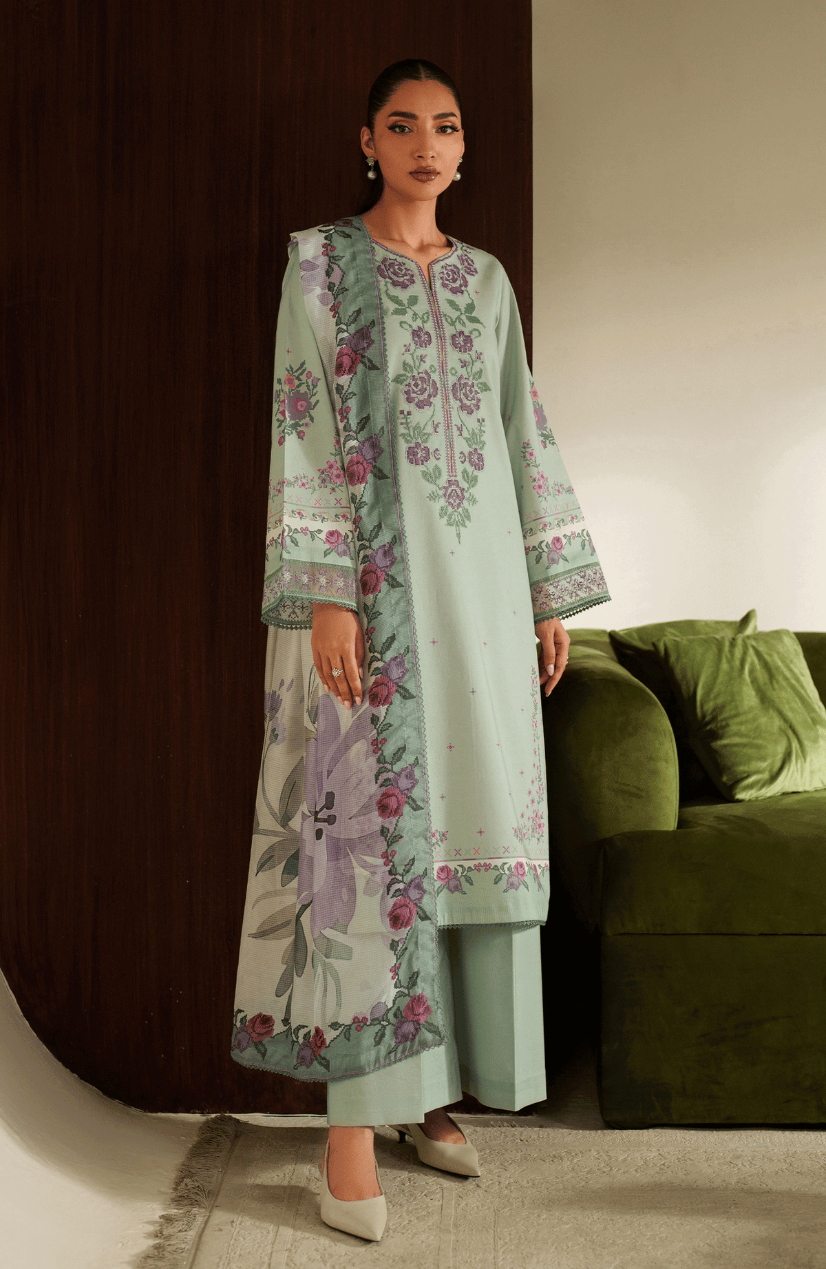 Seran | Ilara Cambric | AVELINE - Ladies Clothes - Maria Faisal