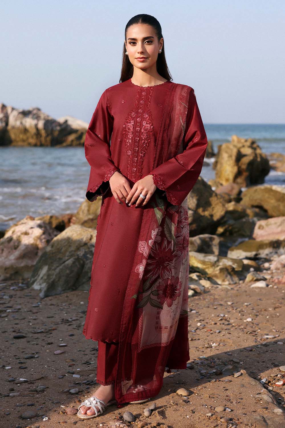 Seran | Afsanah Lawn 25 | MEHRU by Maria Faisal - Registered Vendor of : Seran - type : Ladies Clothes - 100% original wedding dresses