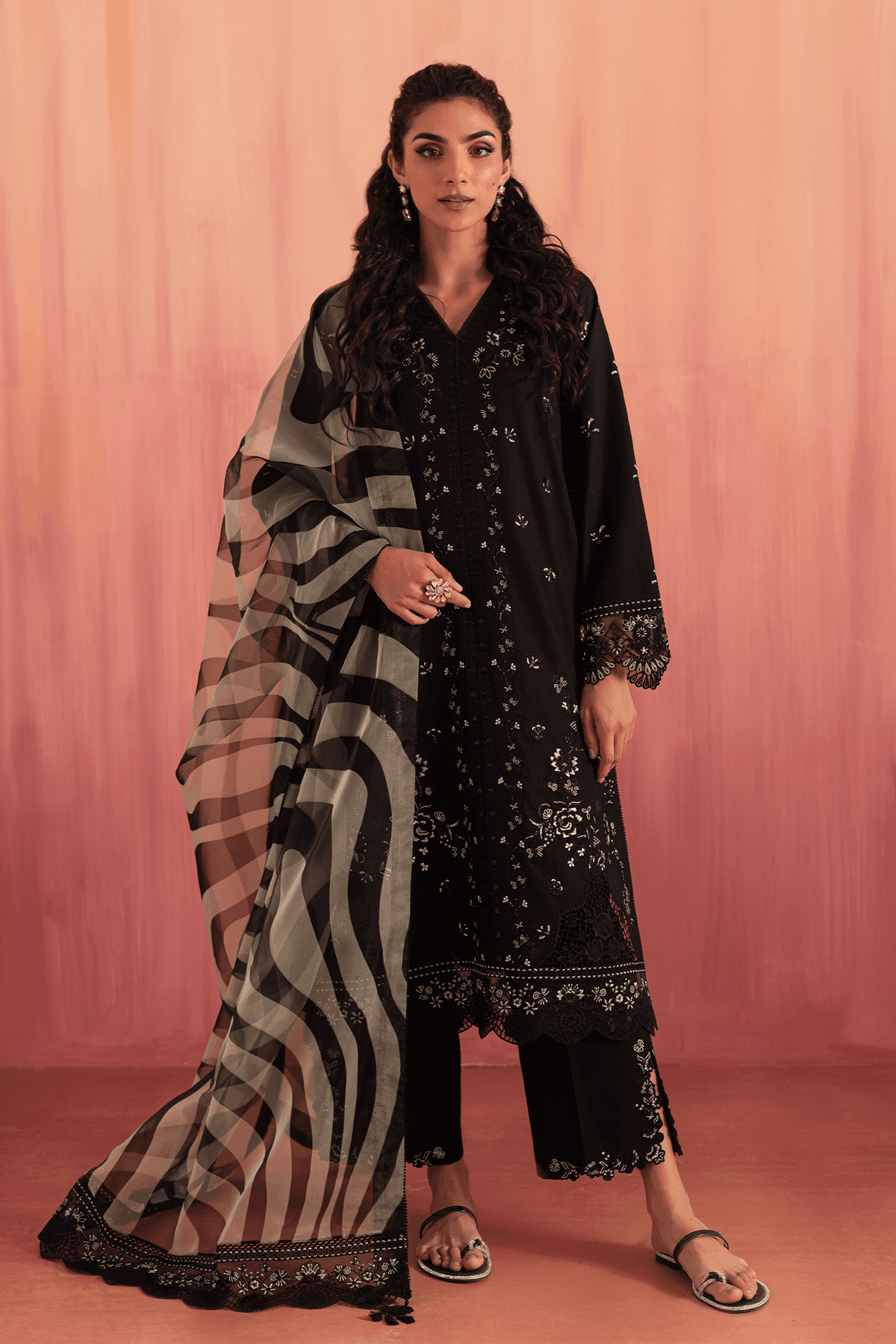 Seran | Nayab Eid Lawn | ZORA by Maria Faisal - Registered Vendor of : Seran - type : Ladies Clothes - 100% original wedding dresses