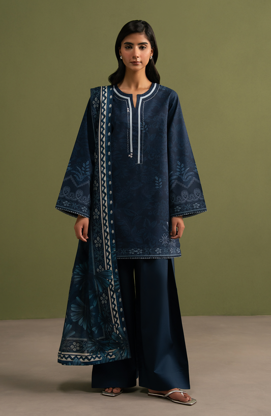 Seran | Essentials Casual | Zayel - Casual Dress - available at Maria Faisal in UK and USA.