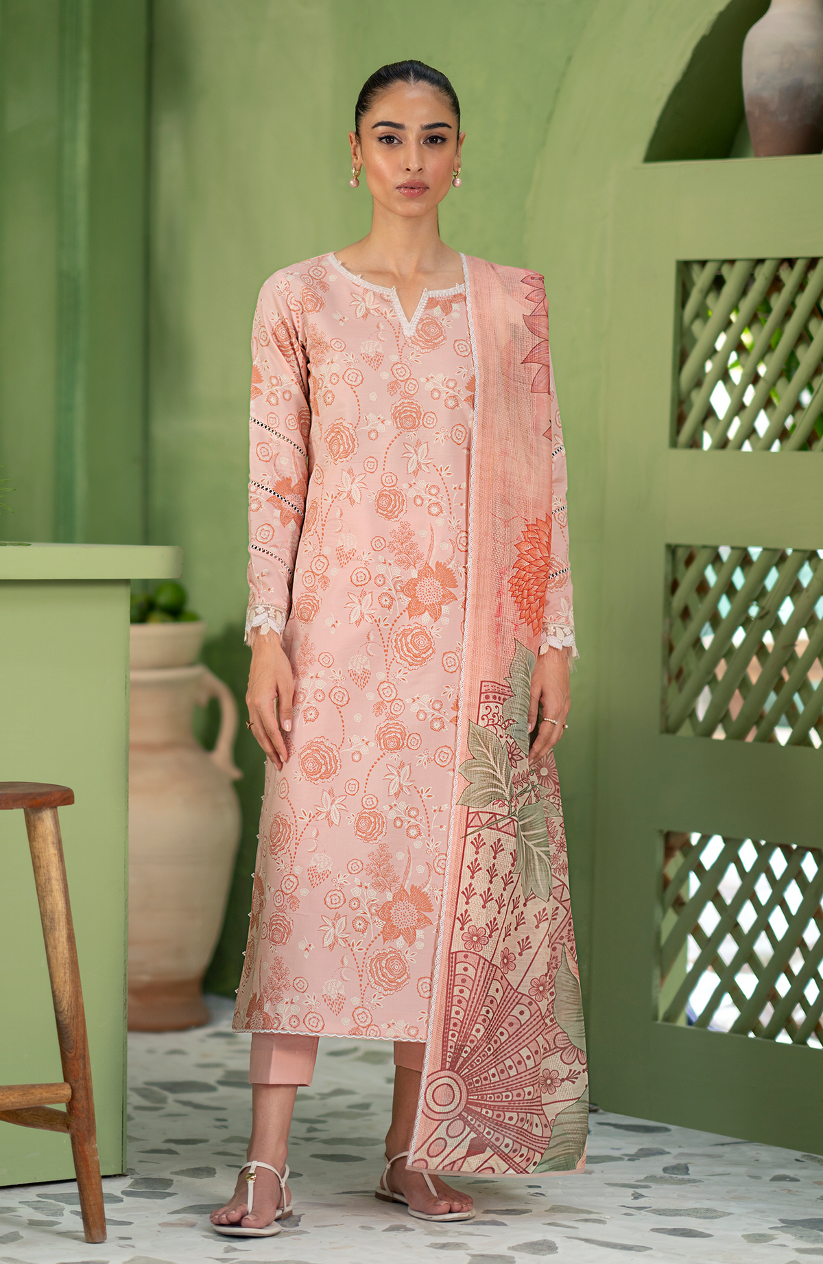 Seran | Artisan Lawn 25 | PECHE by Maria Faisal - Registered Vendor of : Seran - type : Ladies Clothes - 100% original wedding dresses
