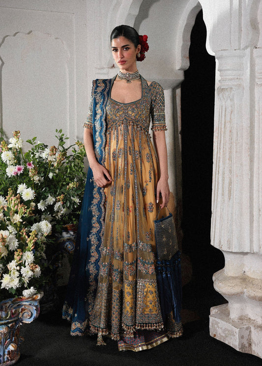 Hussain Rehar | Festive Eid Collection 26 | Man Jogi - Formal Dress - available at Maria Faisal in UK and USA.