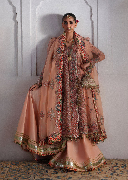 Hussain Rehar | Festive Eid Collection 26 | Malka - Formal Dress - available at Maria Faisal in UK and USA.