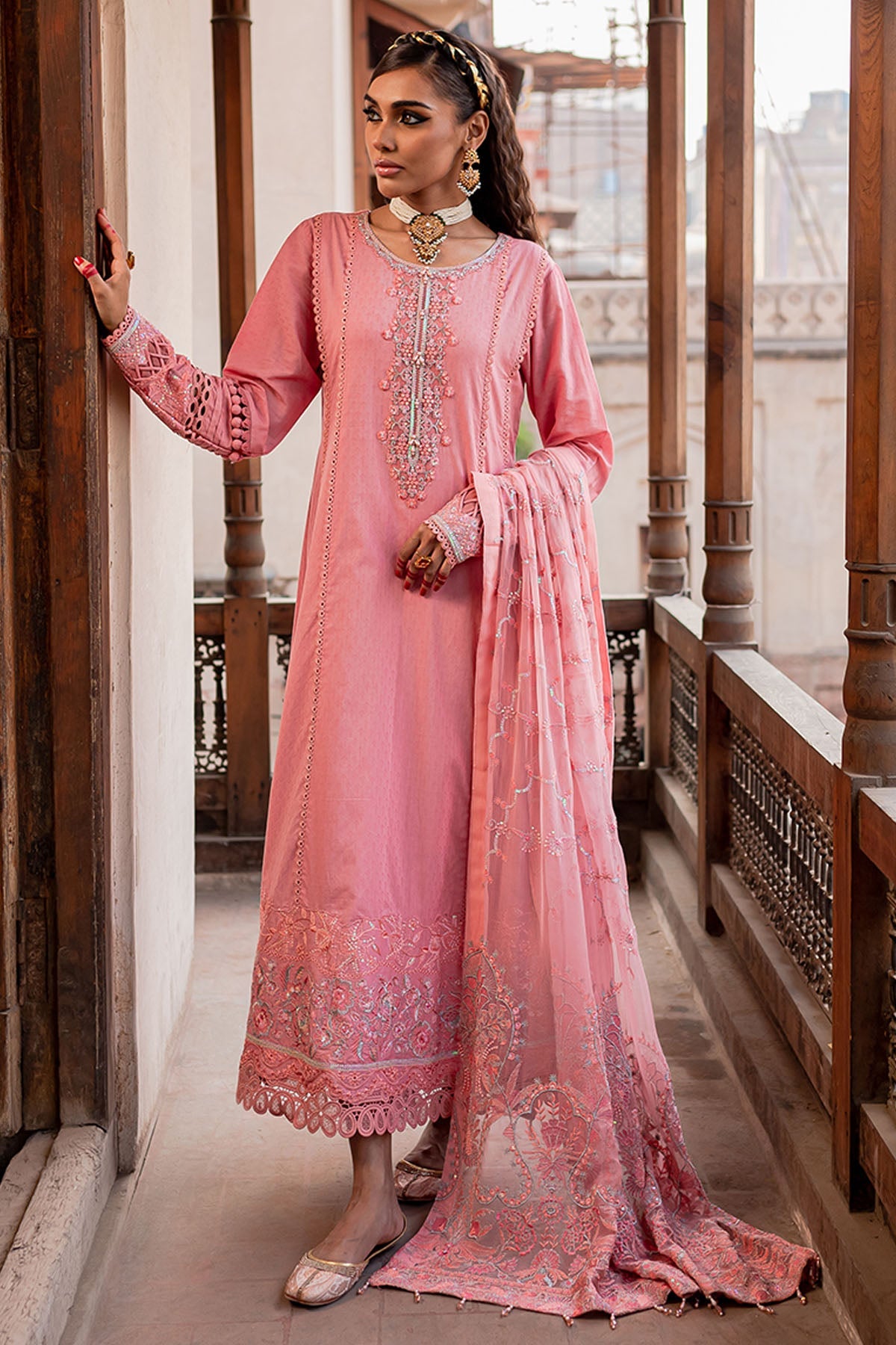 Nureh | Lawn Jacquard | NS-76 - Ladies Clothes 